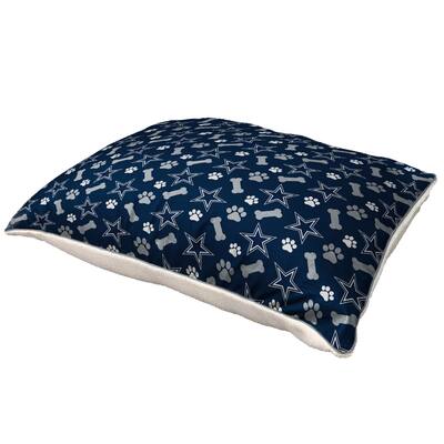 NFL Dallas Cowboys - Bones Repeat Sherpa Pet Bed - N/A