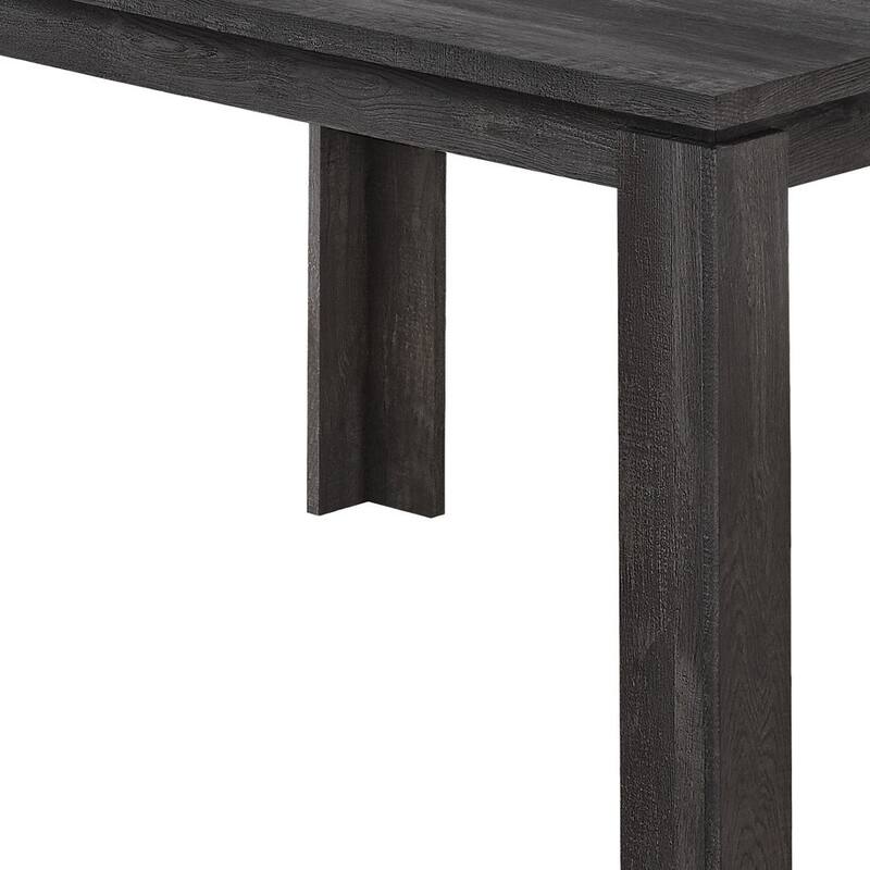 HomeRoots 47" Black Dining Table - 47.00 in. x 30.50 in. x 31.50 in.
