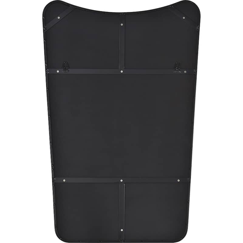 Renwil Nashua Framed Matte Black Mirror - Large