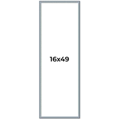 16x49 Frame Rustic Sky Blue Solid Wood Picture Frame | 0.75 Inch