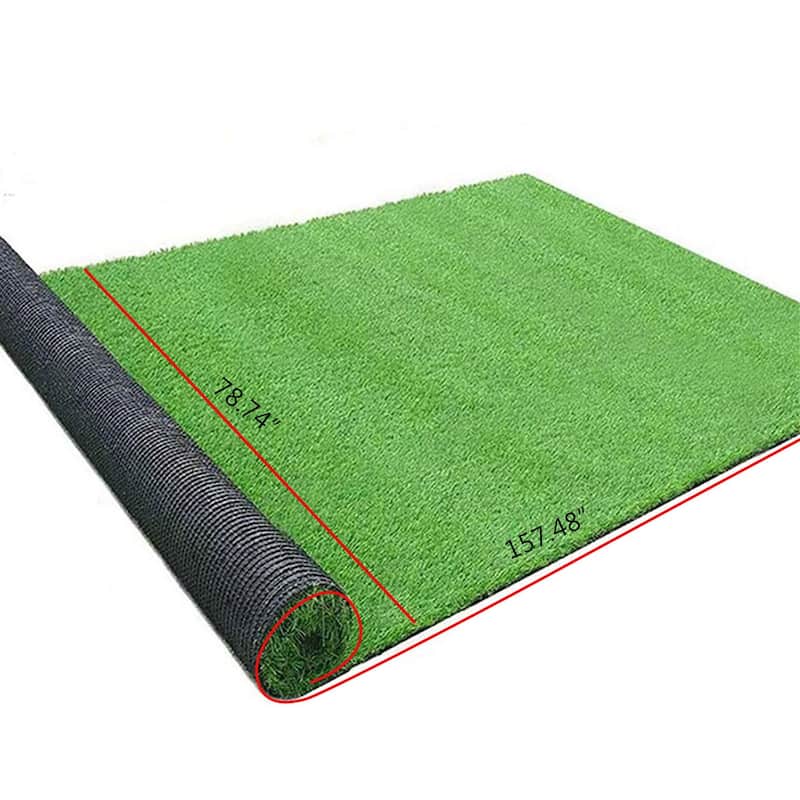 Indoor/Outdoor Artificial Grass Turf Area Rug - 157"x78"