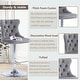 preview thumbnail 20 of 76, Swivel Velvet Bar Stools Sliver Pesdestal (Set of 6)