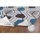 preview thumbnail 8 of 27, World Rug Gallery Contemporary Geometric Stripe Non-Slip Area Rug