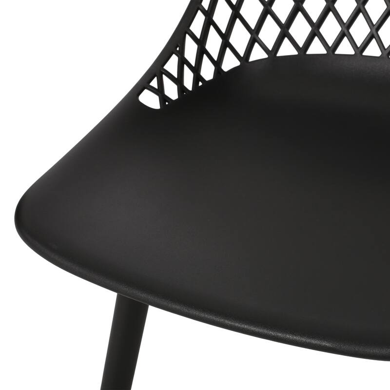 Lily Outdoor Modern Dining Outdoor Modern Dining Chair (Set of 2) by Christopher Knight Home - 18.00" W x 21.50" L x 33.20" H