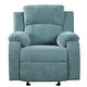 preview thumbnail 4 of 37, Chenille Manual Recliner with 3-Position Adjustable Backrest, Soft Foam Seat, Durable Frame, 330LB Weight Support