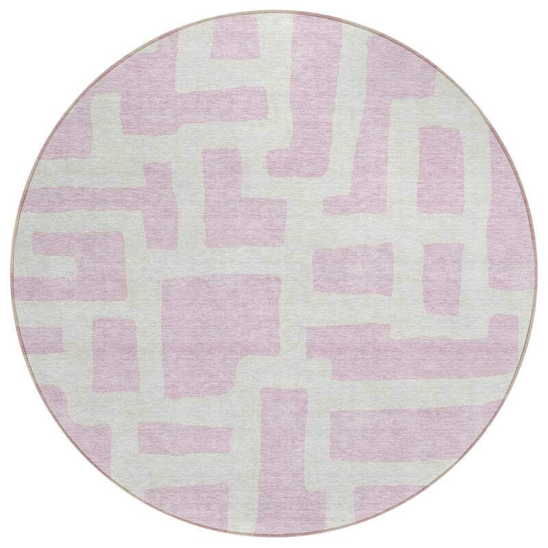 HomeRoots Abstract Transitional Rectangle Outdoor Rug