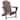 Polytrends Aderson Outdoor Patio Commercial-Residential Adirondack Chair with Swivel Cupholder