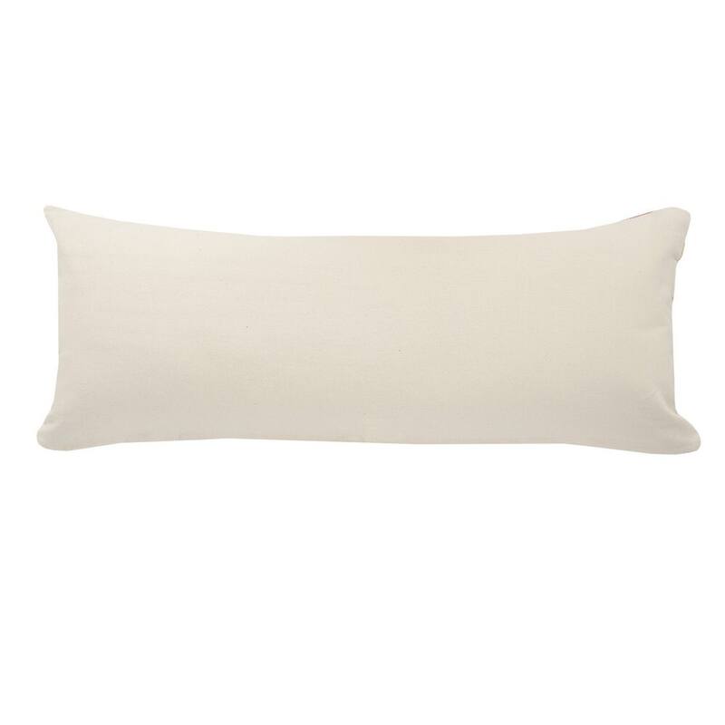 Sevita Multi-Lined Natural Cotton Throw Pillow 18 inch