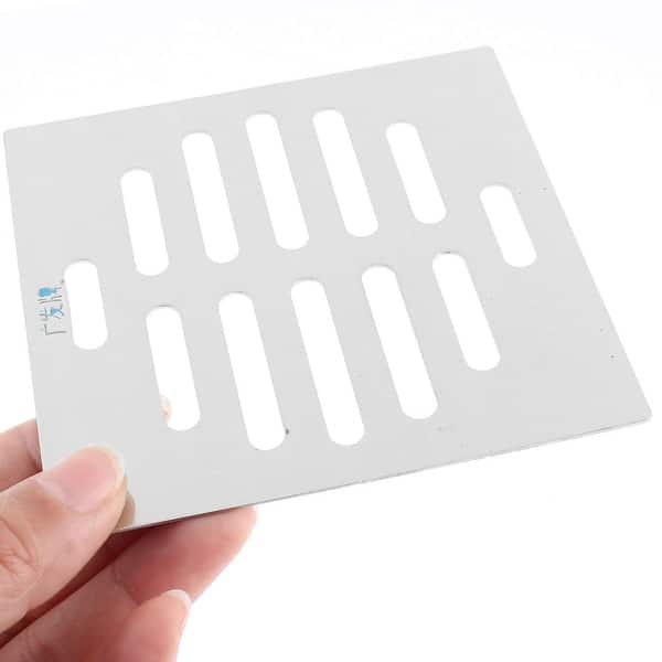 Shop Unique Bargains Stainless Steel Kitchen Bathroom Square Floor