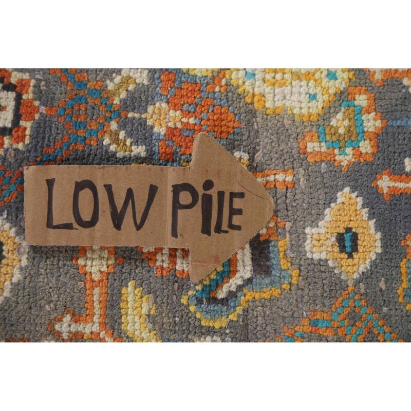 Hand Knotted Oriental 100% Wool Carpet Traditional Medallion Multi-Colored Mahal Area Rug - 12' 0'' X 7' 10''