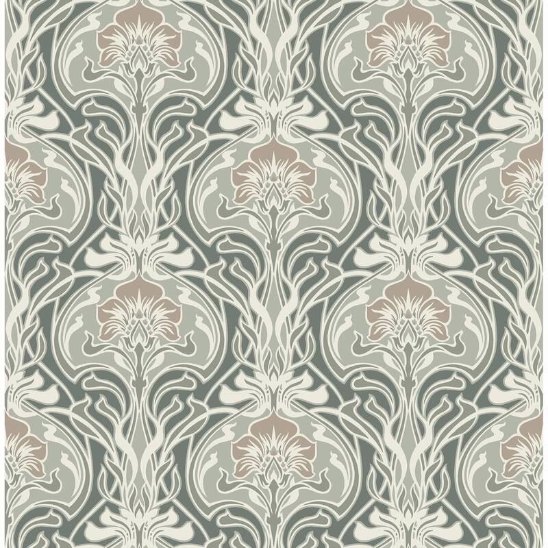 Fallon Brown Peel and Stick Wallpaper