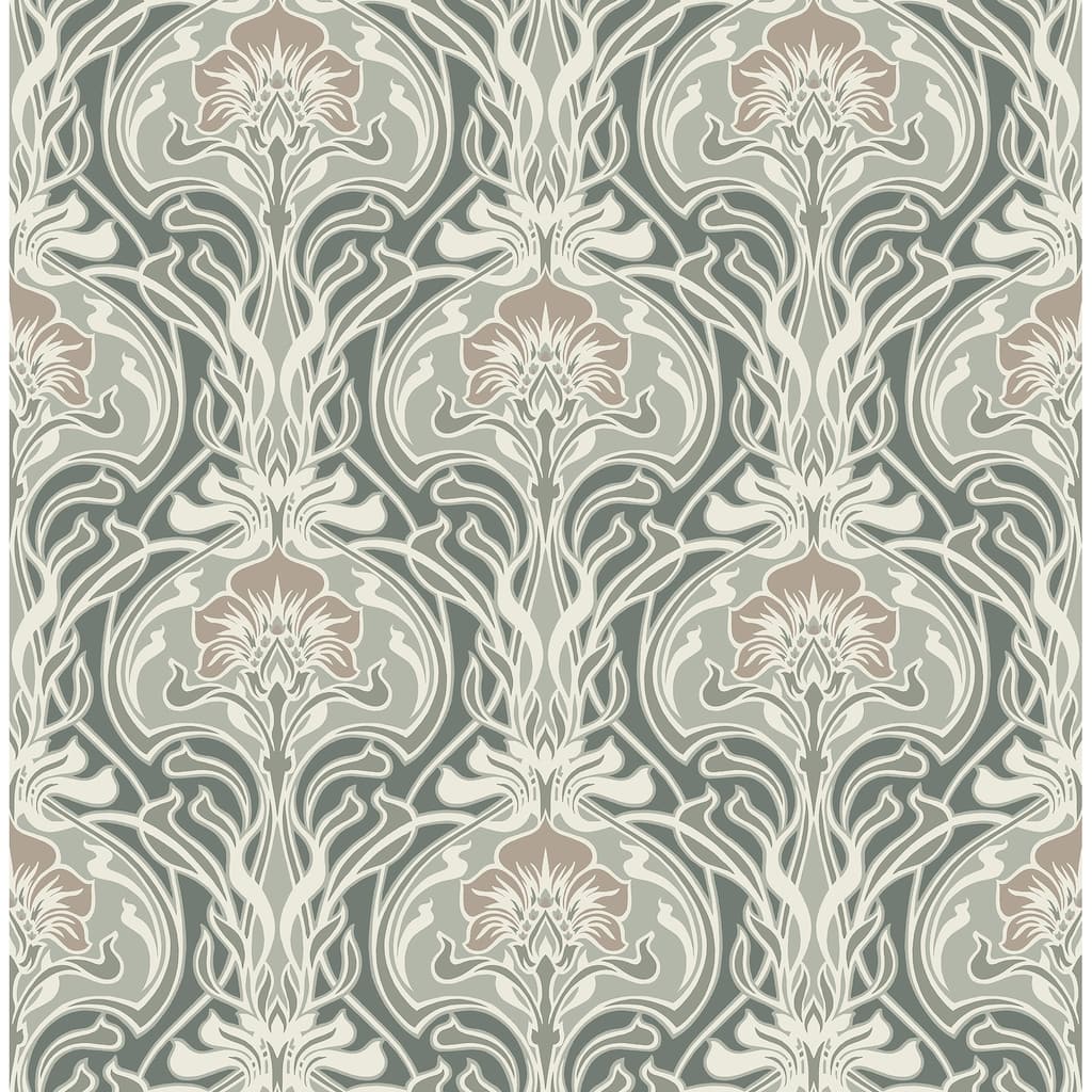 Fallon Brown Peel and Stick Wallpaper