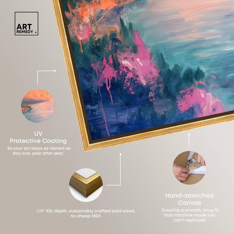 Tropical Twilight III Canvas by Art Remedy