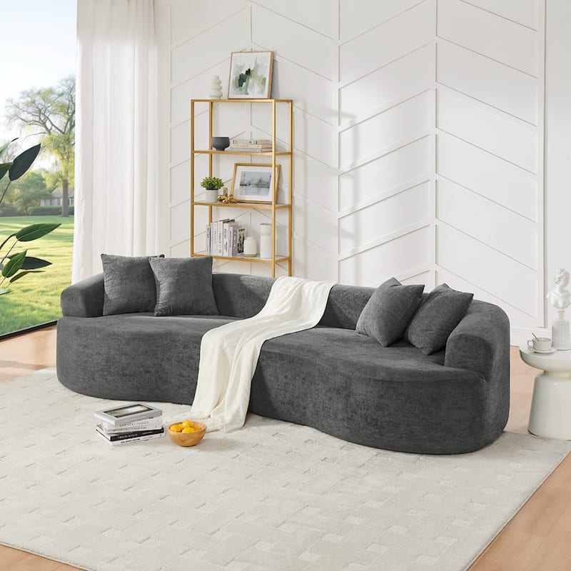 Minimalist Compression Living Room Couch, No Assembly Needed