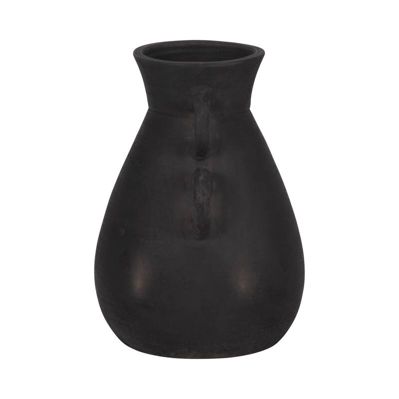 Sagebrook Home Terracotta Vase With 4 Handles, Amphora, Solid