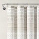 preview thumbnail 6 of 8, Lush Decor Hygge Geo Shower Curtain