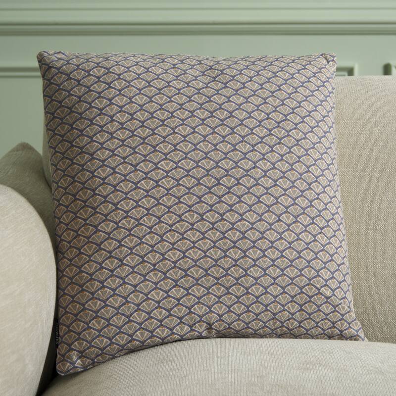 SAFAVIEH Home Sari 18-inch Blue Green Cotton Pillow