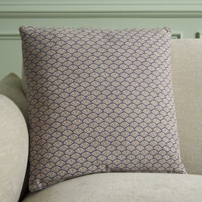 SAFAVIEH Home Sari 18-inch Blue Green Cotton Pillow