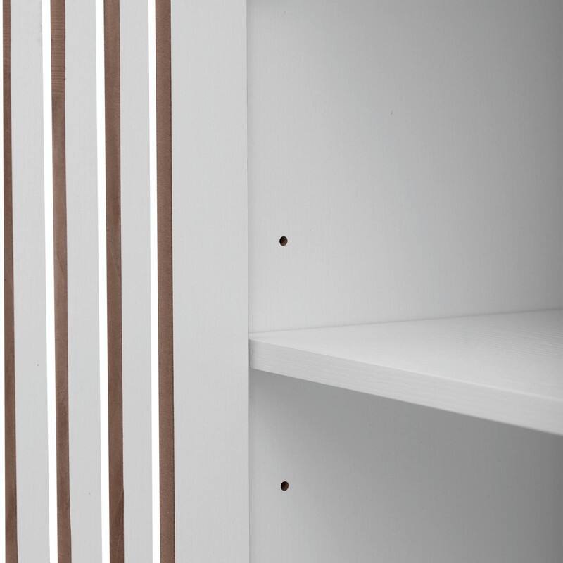 Modern Cabinet with 2 Doors and 3 Drawers