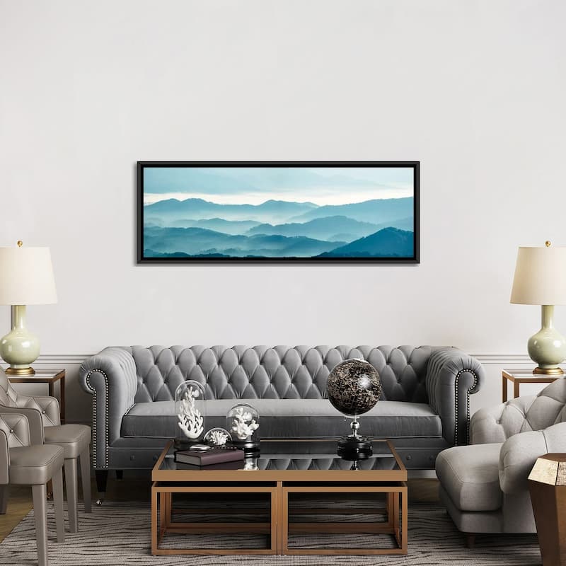 iCanvas "Misty Mountains X" by James McLoughlin Framed Canvas Print