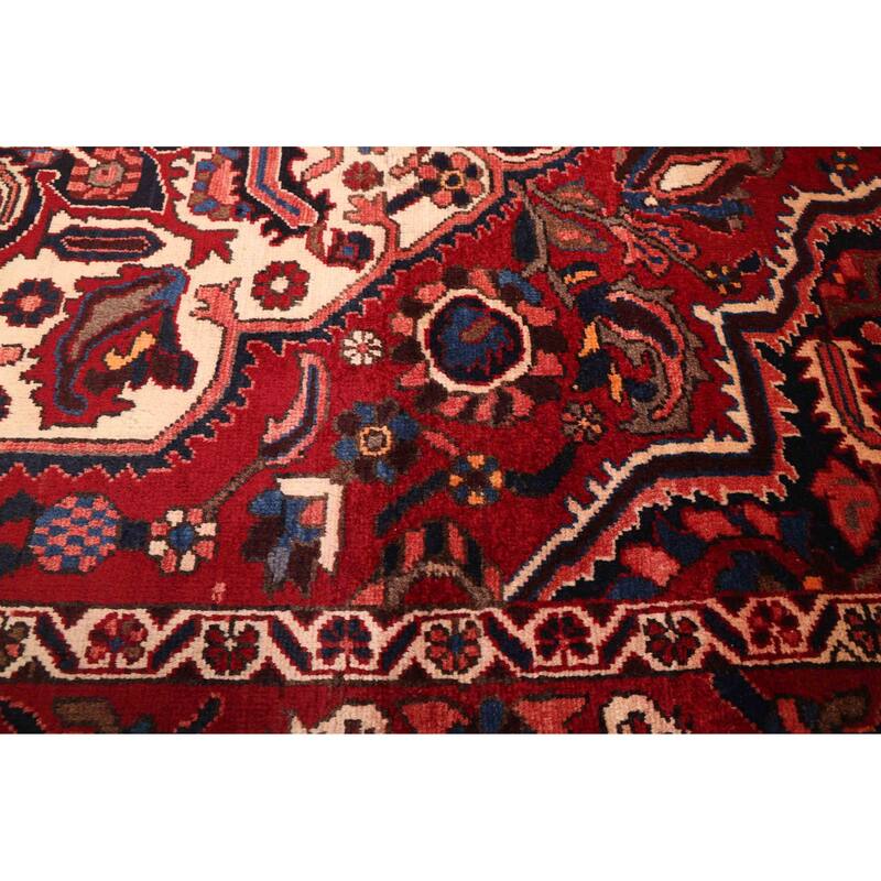 ECARPETGALLERY Hand-knotted Anatolian Vintage Red Wool Rug - 5'0 x 8'3