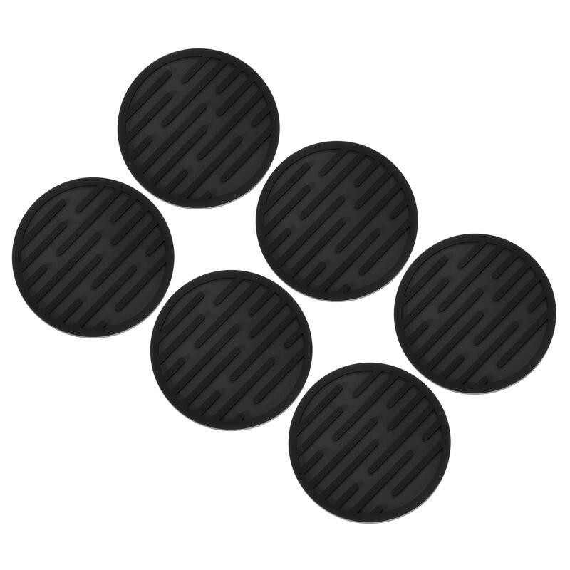 Drink Coasters, 6pcs Silicone Coasters for Drinks for Bar Club Office