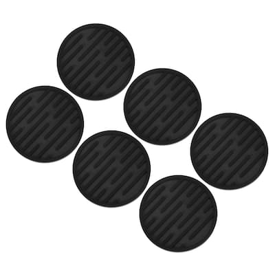 Drink Coasters, 6pcs Silicone Coasters for Drinks for Bar Club Office