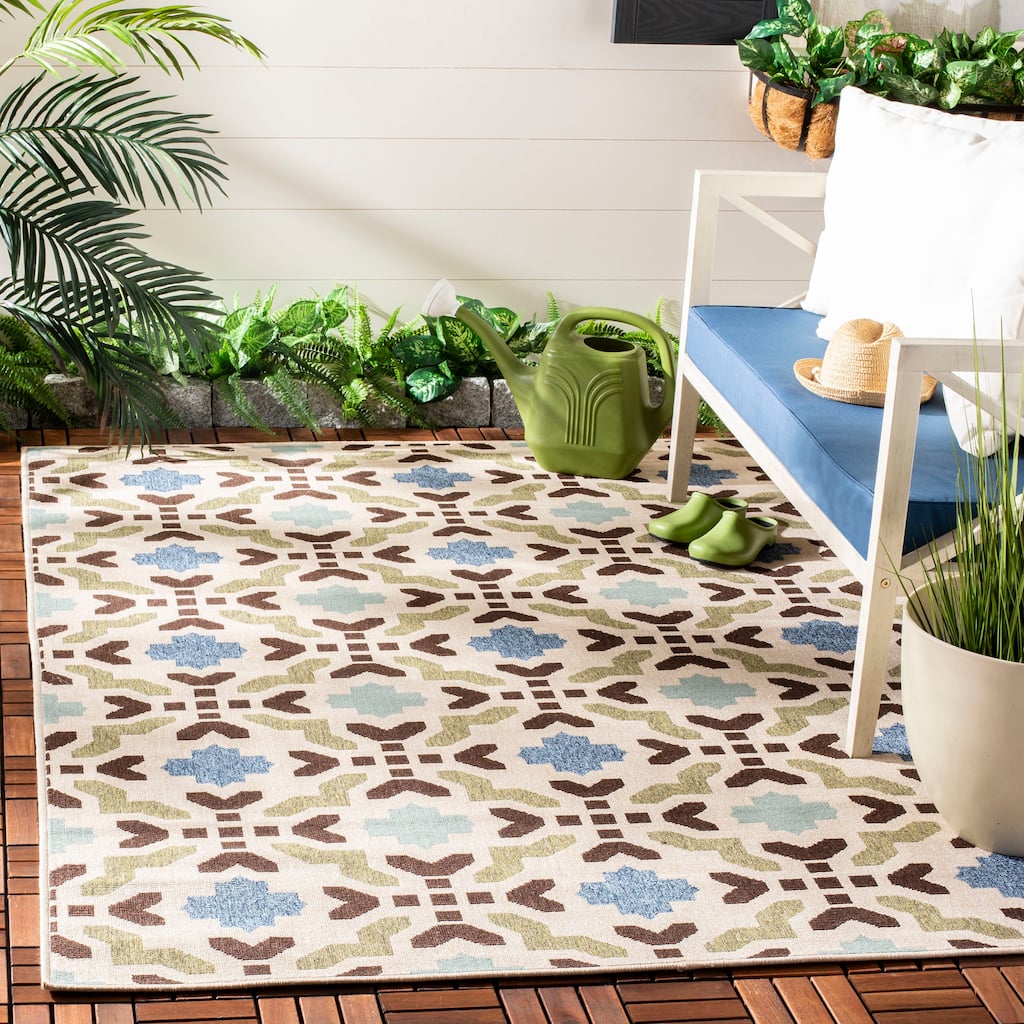 SAFAVIEH Veranda Ranu Indoor/ Outdoor Waterproof Patio Backyard Rug