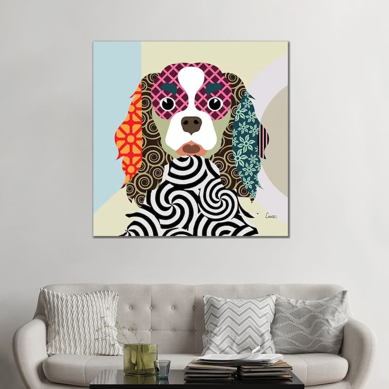 iCanvas "Cavalier King Charles Spaniel" by Lanre Studio Canvas Print
