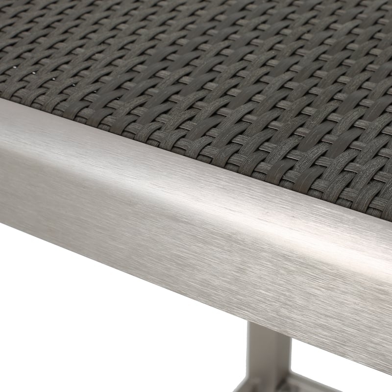 Cape Coral Outdoor Aluminum Wicker Bar Table (Table Only) by Christopher Knight Home