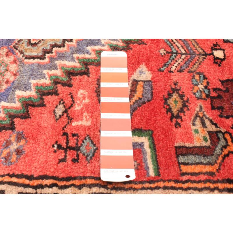 ECARPETGALLERY Hand-knotted Andelz Red Wool Rug - 4'7 x 7'2