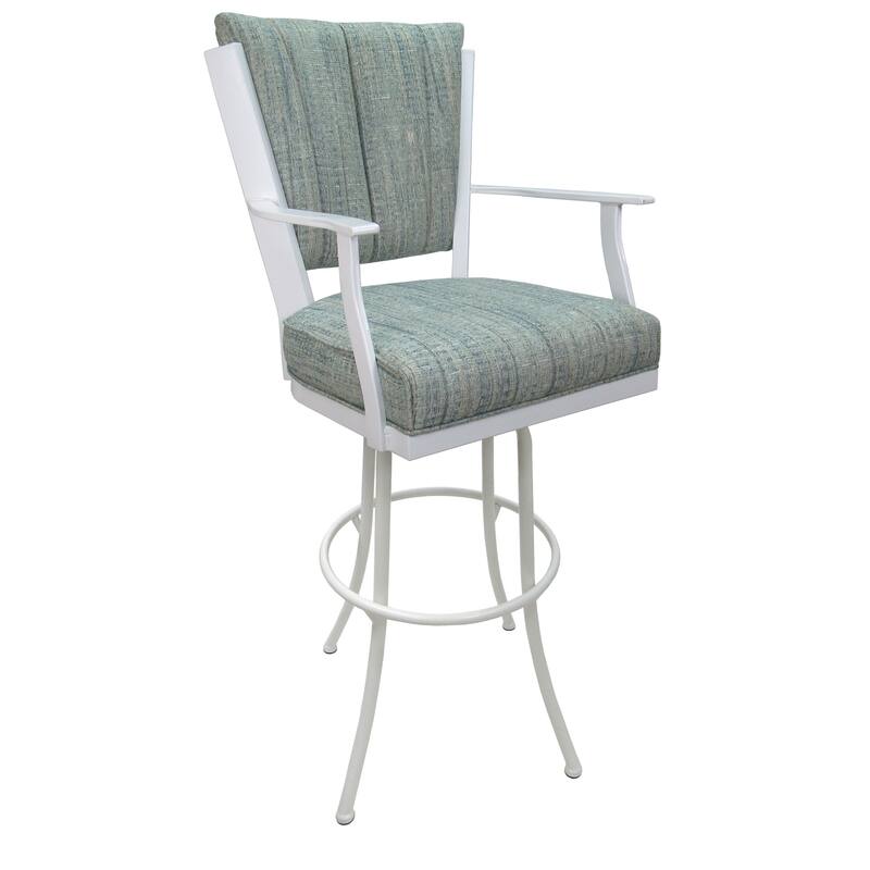 Swivel Extra Tall 34" (35") Metal Bar Stool Montana on Noam Base - 34" Seat