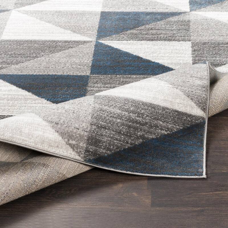 Livabliss Monte Carlo Mid-Century Modern Geometric Area Rug