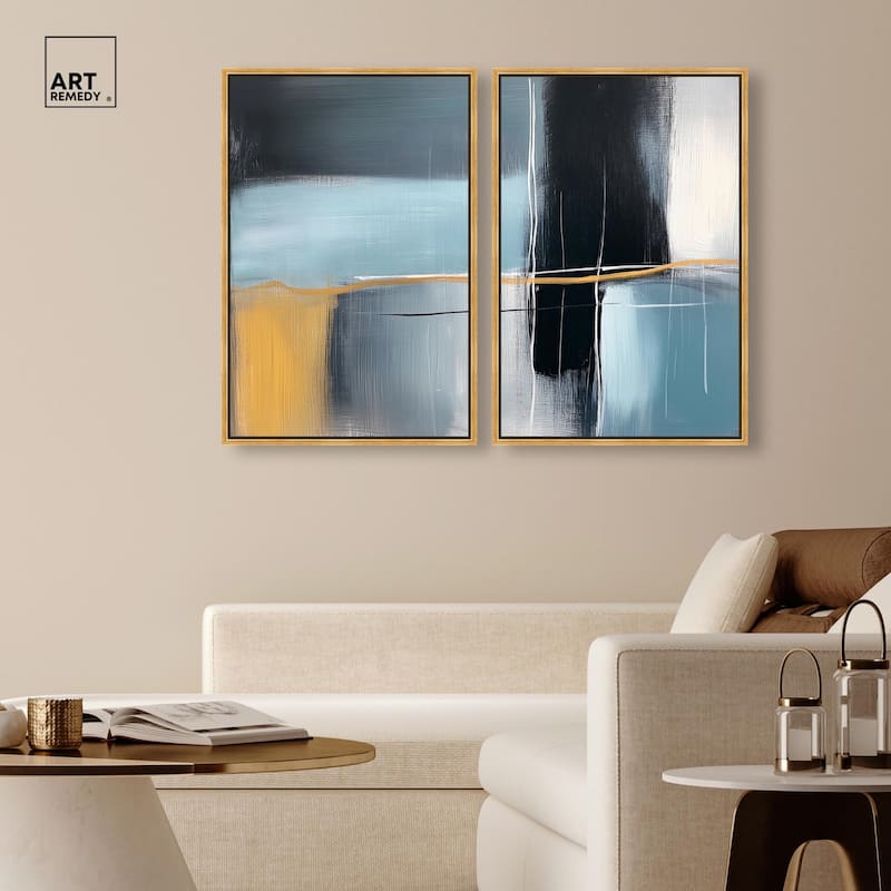 Still Cadence Canvas Set of 2 by Art Remedy