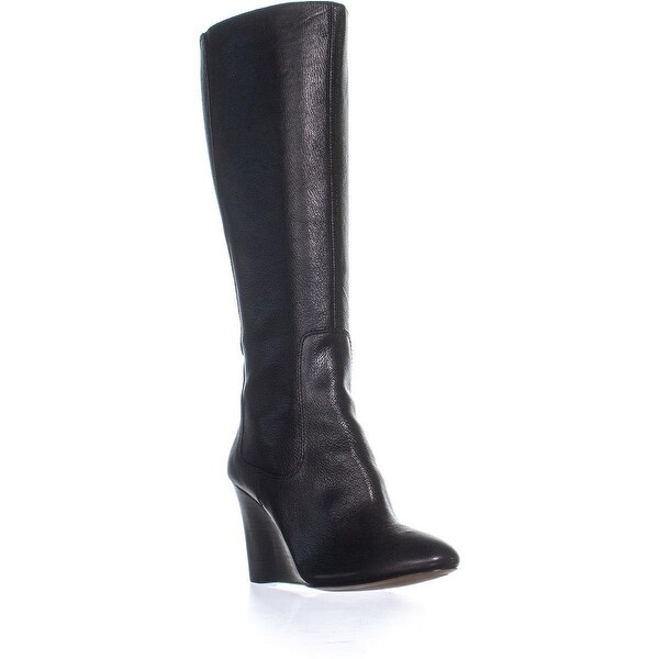 Shop Nine West Heartset Wide Calf Knee High Wedge Boots ...