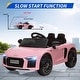 preview thumbnail 36 of 41, 12V Kids Ride On Toy Car, Licensed by Audi Toy Car with Remote Control