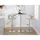 preview thumbnail 136 of 141, Carson Carrington Viby Adjustable Bar Stool with Rounded T Footrest (Set of 2)