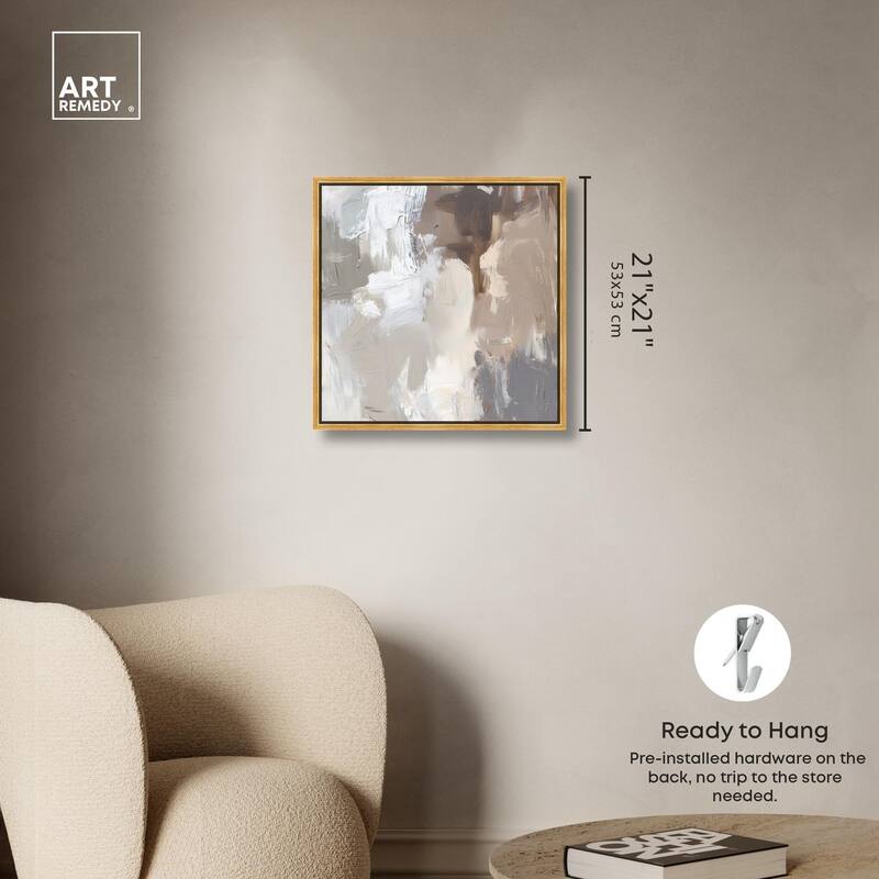 Faded Textured I Canvas by Art Remedy