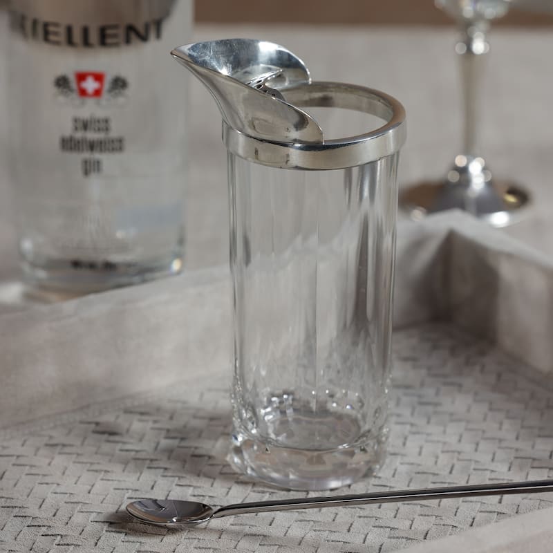 St. Anton Pewter & Glass Shaker with Stirrer