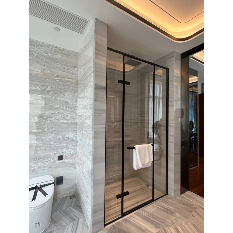 CEL 24" Square Tubing Singled-Sided Pull Handle or Towel Bar for shower door