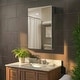 preview thumbnail 2 of 89, Bathroom Medicine Cabinet, Aluminum, Recessed/Surface Mount, Right/Left Hinged, Mirrored Interior 20 X 30