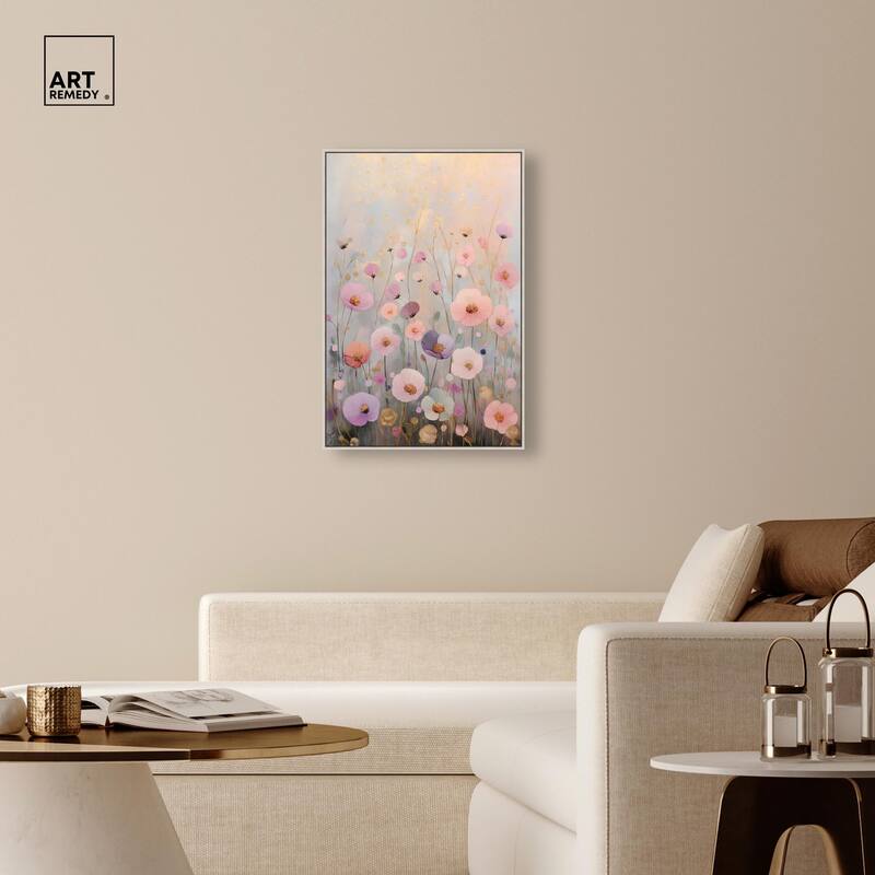 Tiny Blooms II Canvas by Art Remedy