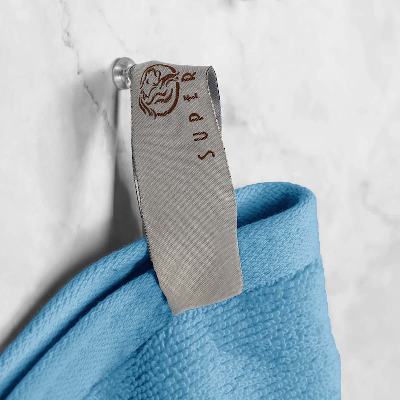 Superior Ultra-Soft Cotton Solid Medium Weight Bath Towel Set of 2