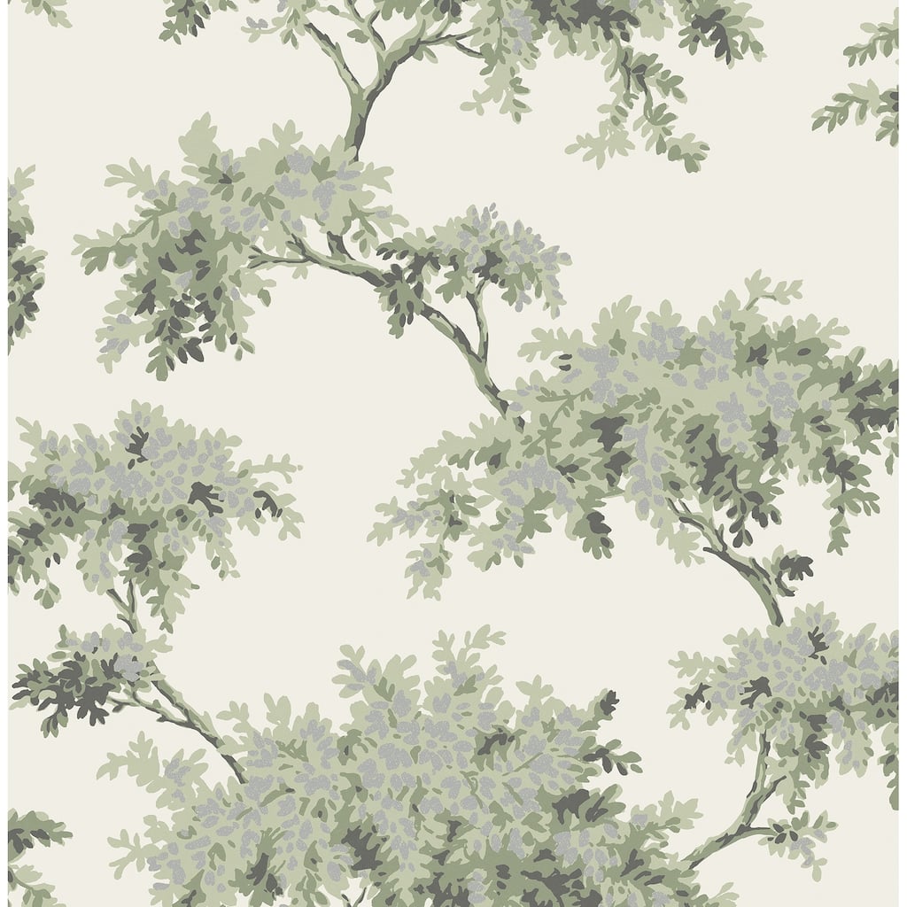 Brewster Ashdown Sage Tree Wallpaper