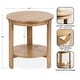 preview thumbnail 67 of 117, Kate and Laurel Foxford Round Wood Side Table