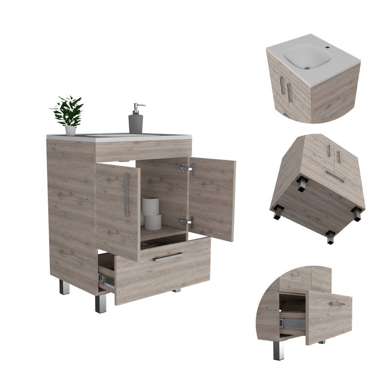 Clifton 2-Door Rectangle Single Bathroom Vanity
