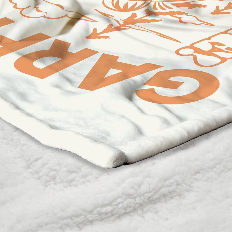 Nickelodeon Garfield Silk Touch Sherpa Throw Blanket