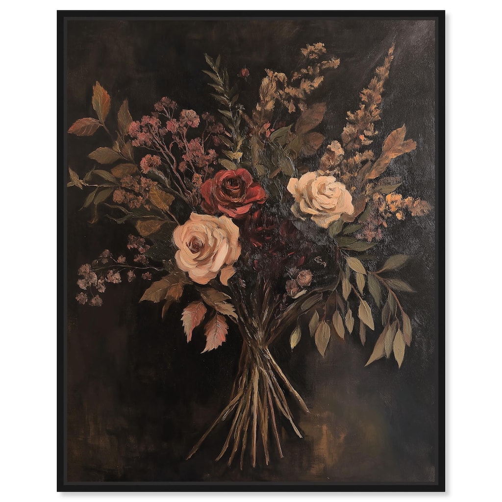 Rustic Roses Canvas by Art Remedy