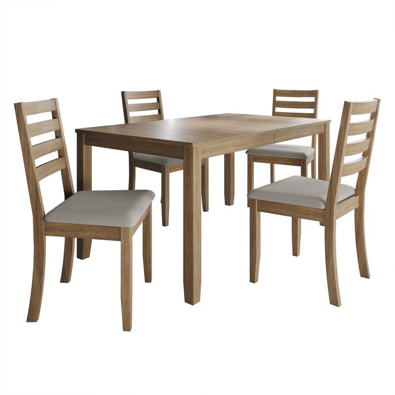 CraftPorch Simple Timeless 5-piece Wooden Dining Set