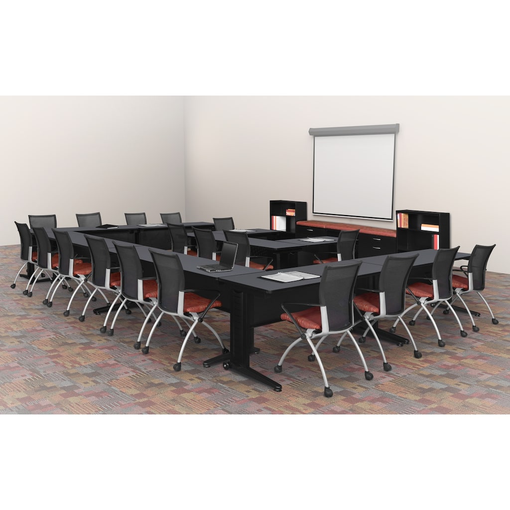 42" x 24" Training Table- Grey